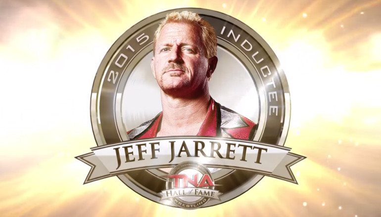 Jeff Jarrett is inducted into the TNA Hall of Fame