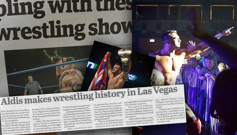 GFW Global Champion Nick Aldis makes headlines in the United Kingdom
