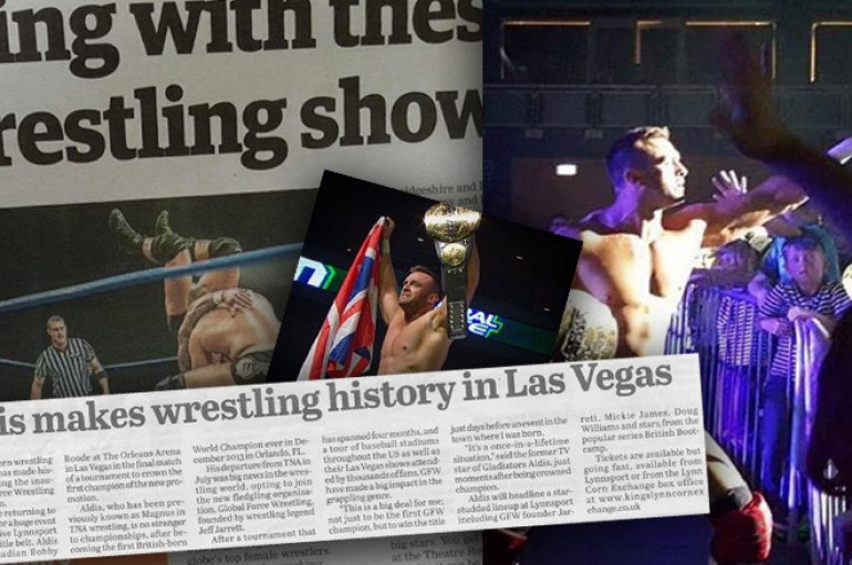 GFW Global Champion Nick Aldis makes headlines in the United Kingdom