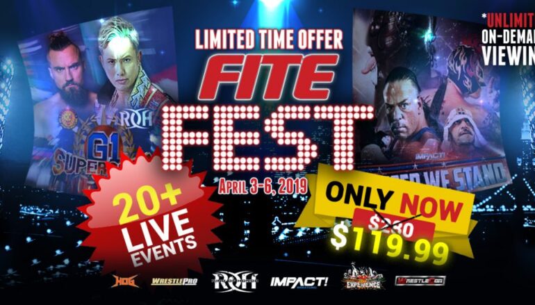 Global Force & FITE TV To Present FITE Fest April 3-6 From New York