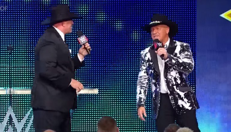Jeff Jarrett & Road Dogg Sing “With My Baby Tonight” At WWE Hall Of Fame